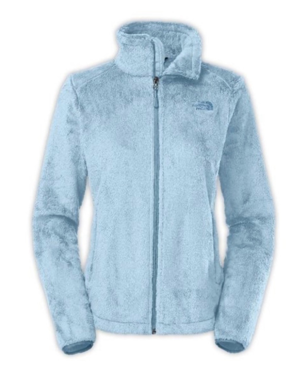 The North Face Women’s Light Blue Plush Teddy Fleece Jacket